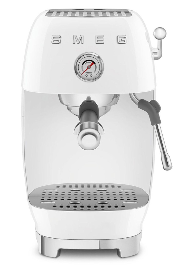 SMEG 50's Style handmatige espressomachine ECF03 Wit - Deal