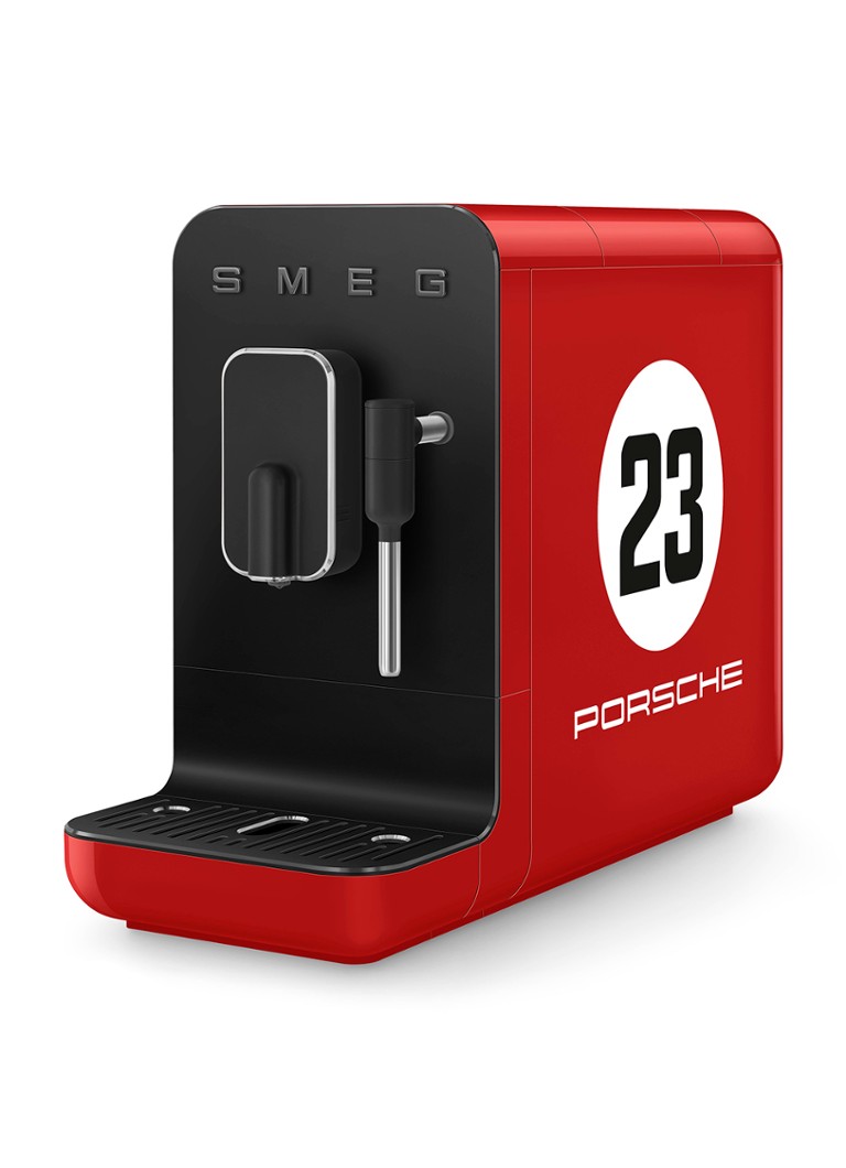 SMEG Porsche volautomatische espressomachine BCC12 - limited editon Rood - Deal