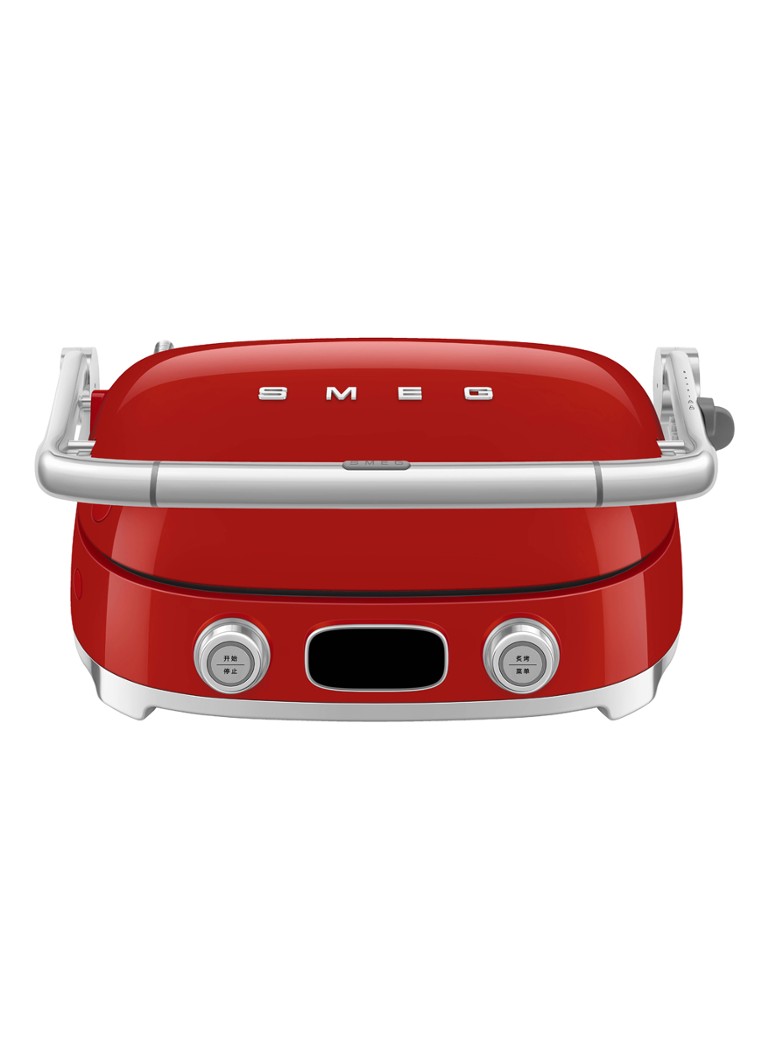 SMEG 50's Style multi grill MGF01RDEU Rood - Deal