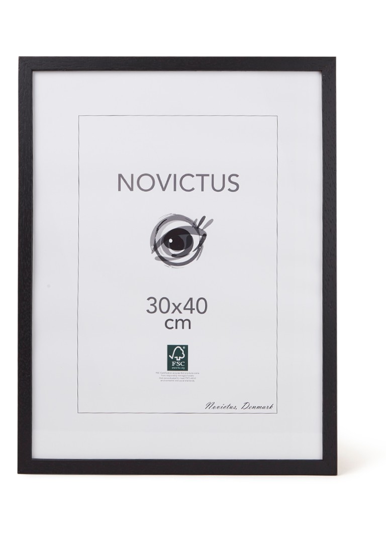 THE POSTER CLUB Black Oak fotolijst 32 x 42 cm Zwart - Deal