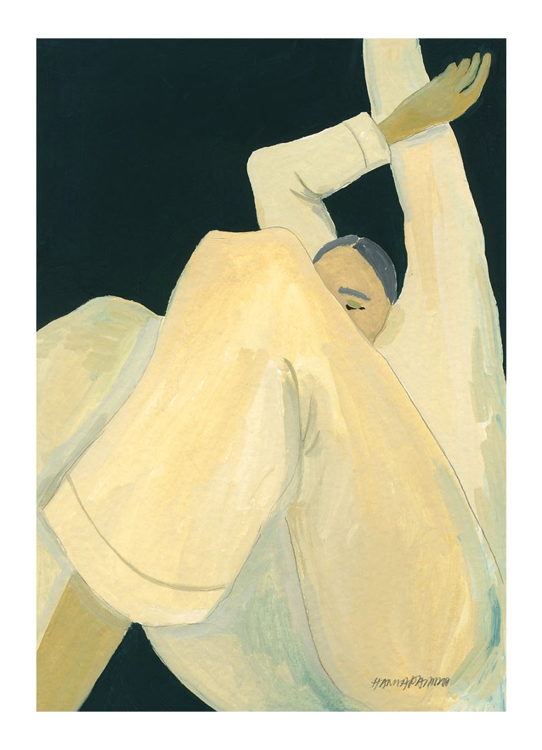 THE POSTER CLUB The Dream, Hanna Peterson print Zwart - Deal