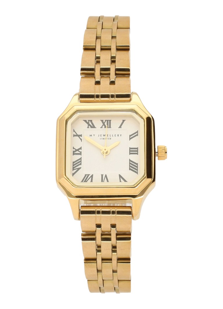 My Jewellery Dames Vintage horloge in de kleur Goud - MJ11014-1200