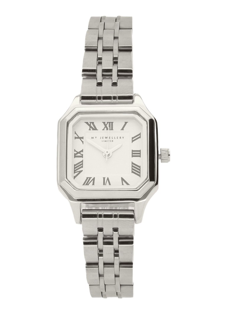 My Jewellery Dames Vintage horloge in de kleur Zilver - MJ11014-1500