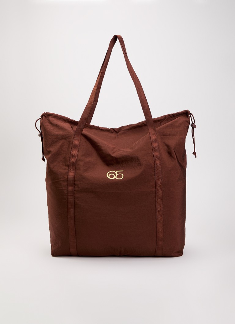 American Vintage Dames Vidow shopper met logo in de kleur Bruin, maat: ONE SIZE