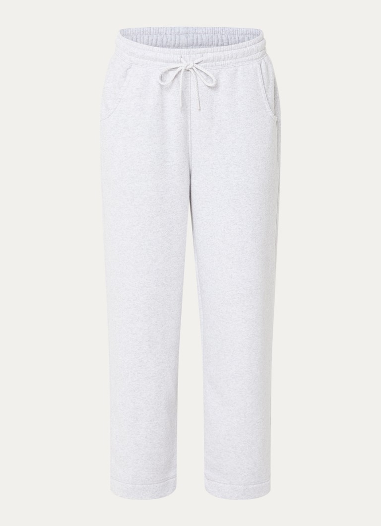 American Vintage Dames Beptowngris high waist loose fit joggingbroek met steekzakken in de kleur Grijsmele, maat: L