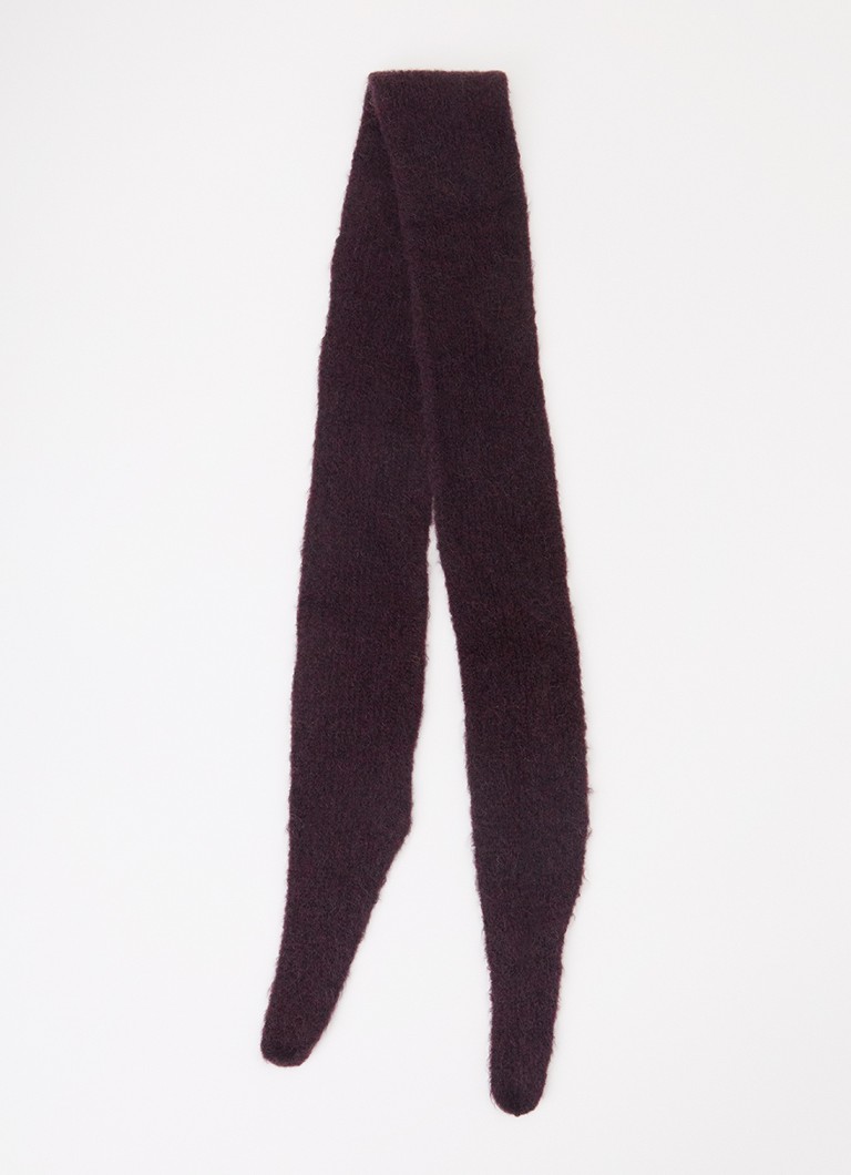 River Woods Dames Sjaal in alpaca wolblend 170 x 10 cm in de kleur Bordeauxrood
