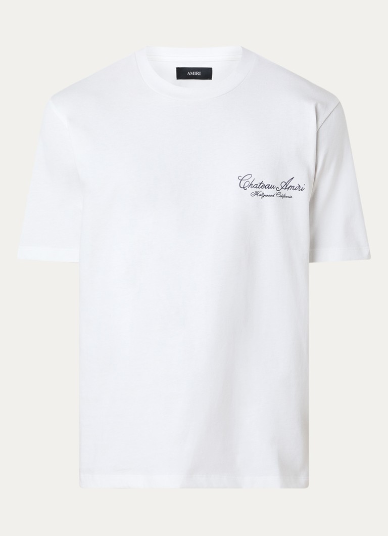 AMIRI Heren Chateau T-shirt met print in de kleur Wit, maat: L