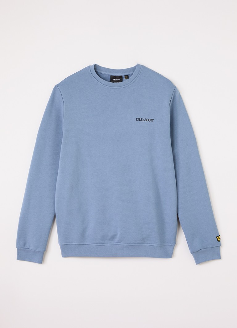 Lyle & Scott Jongens Sweater met logo in de kleur Blauw, maat: 3J-4J=104