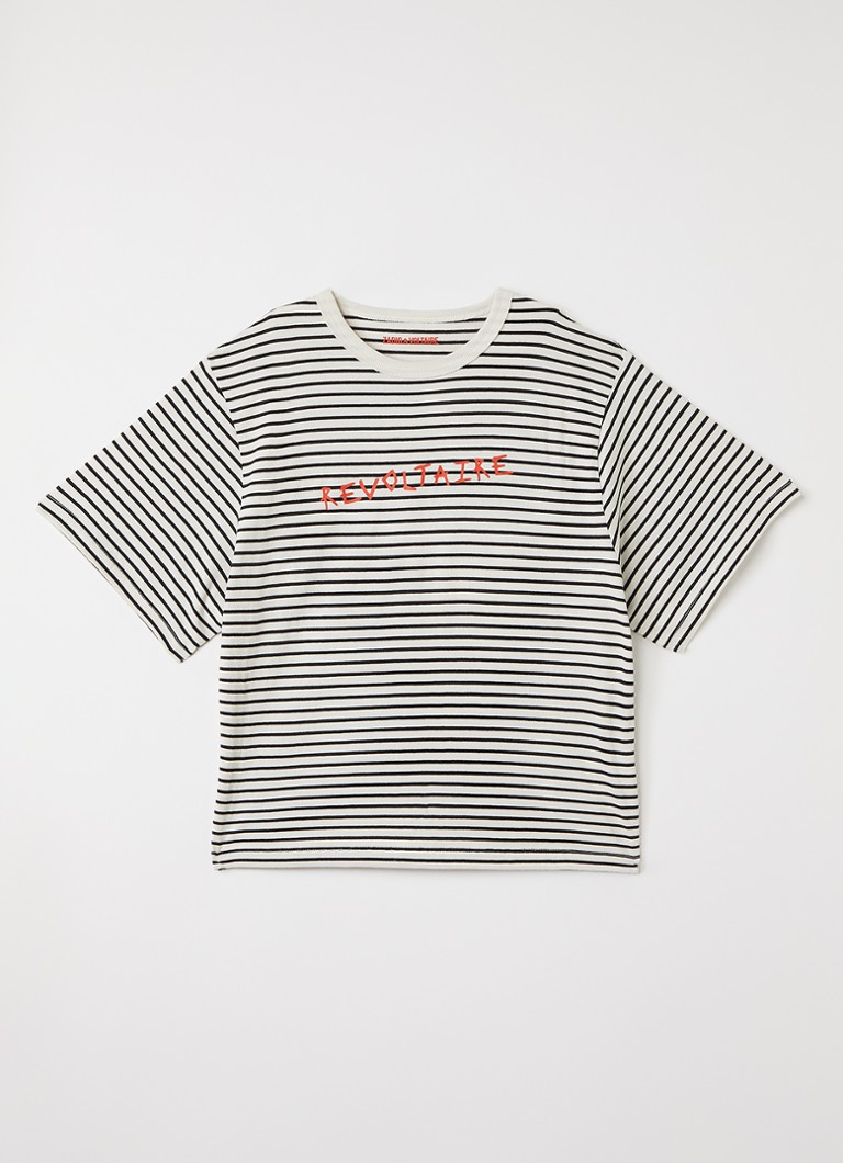 Zadig&Voltaire Meisjes T-shirt met print in de kleur Zwart, maat: 176