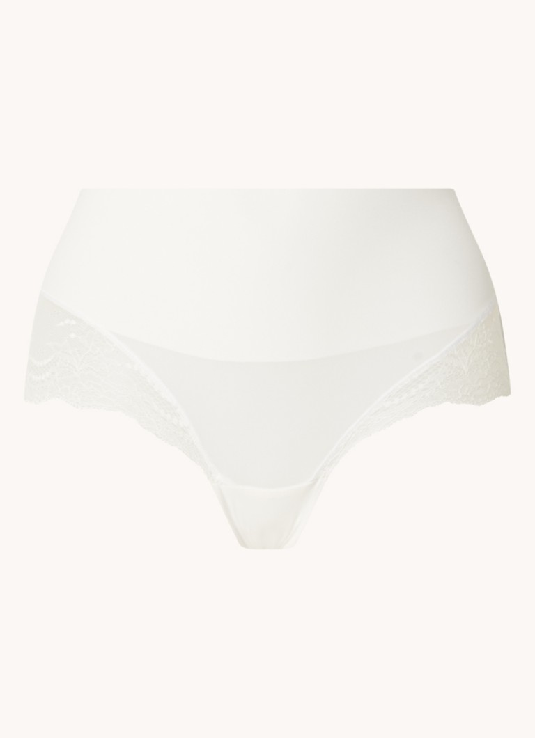 SPANX Dames Undie-tectable corrigerende hipster met kant in de kleur Gebroken wit, maat: s