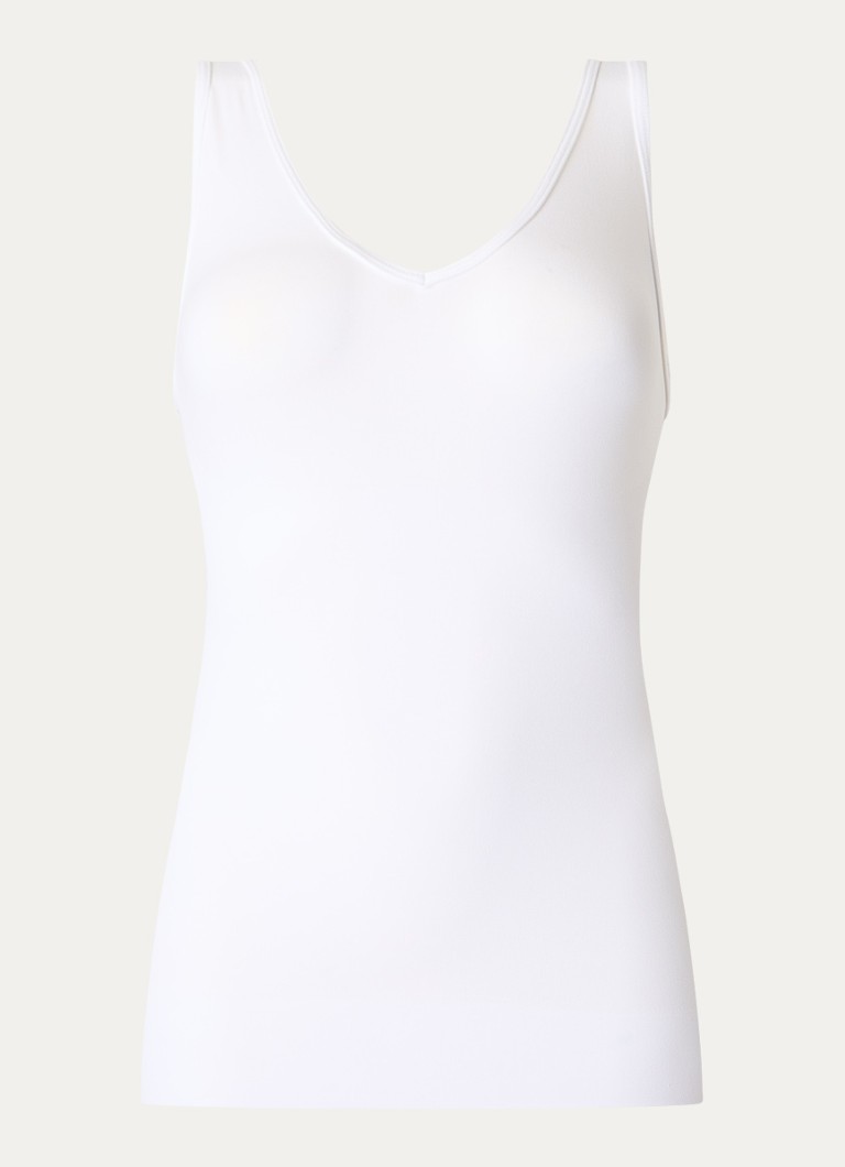 SPANX Dames SPANXsculpt™ naadloze corrigerende top in de kleur Ivoor, maat: XXL
