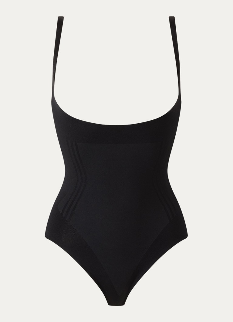 SPANX Dames Gofigure corrigerende body in de kleur Zwart, maat: S