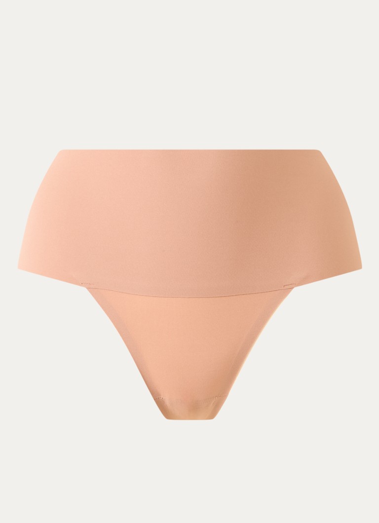 SPANX Dames SPANXsupersmooth® Undie-tectable® naadloze corrigerende string in de kleur Zand, maat: L