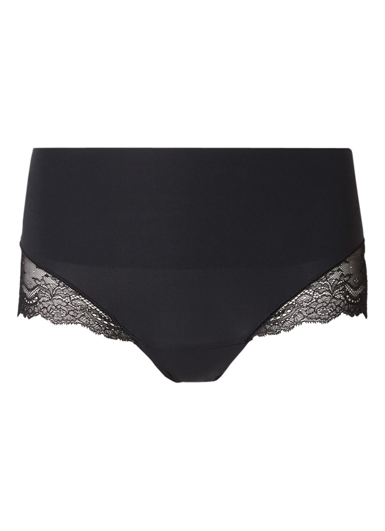 SPANX Dames Undie-Tectable corrigerende slip met kant in de kleur Zwart, maat: M