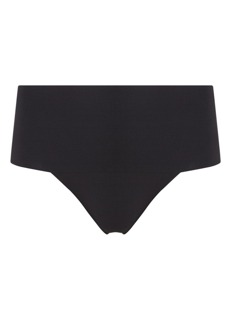 SPANX Dames Undie-Tectable corrigerende string in de kleur Zwart, maat: S