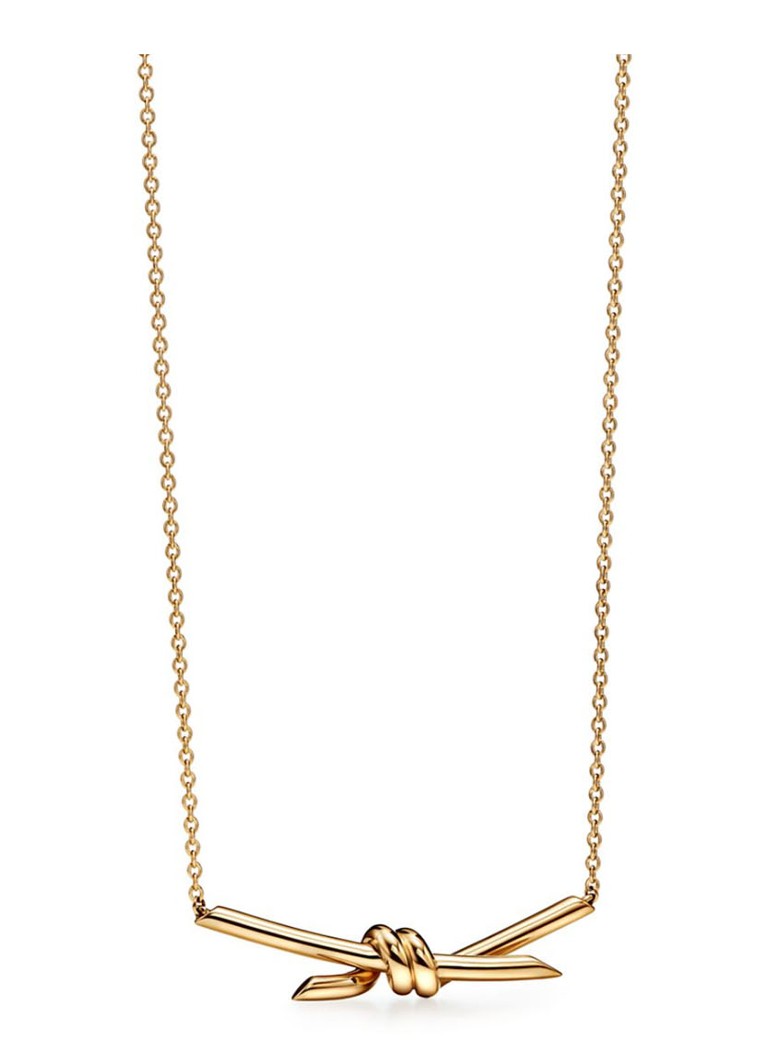 Tiffany & Co. Dames Ketting van 18 karaat geelgoud met hanger 75630 in de kleur