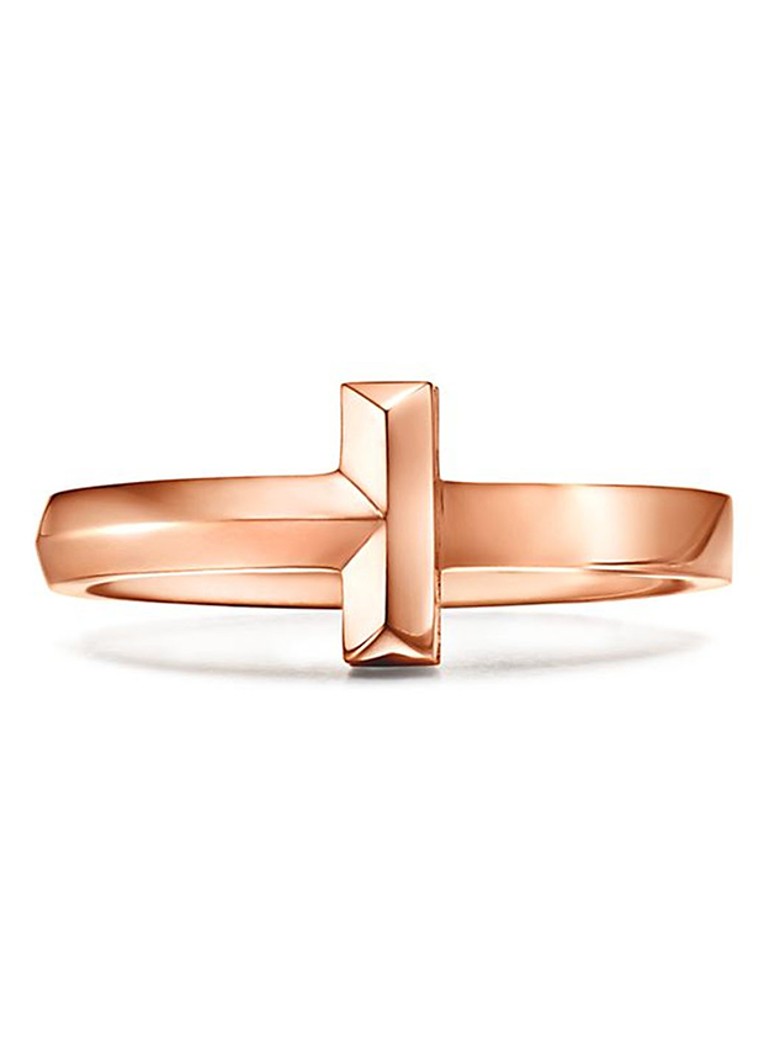 Tiffany & Co. Dames T1 Wide ring van 18 karaat geelgoud 67954 in de kleur