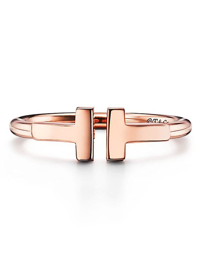 Tiffany & Co. Dames Wire ring van 18 karaat roségoud 69909 in de kleur