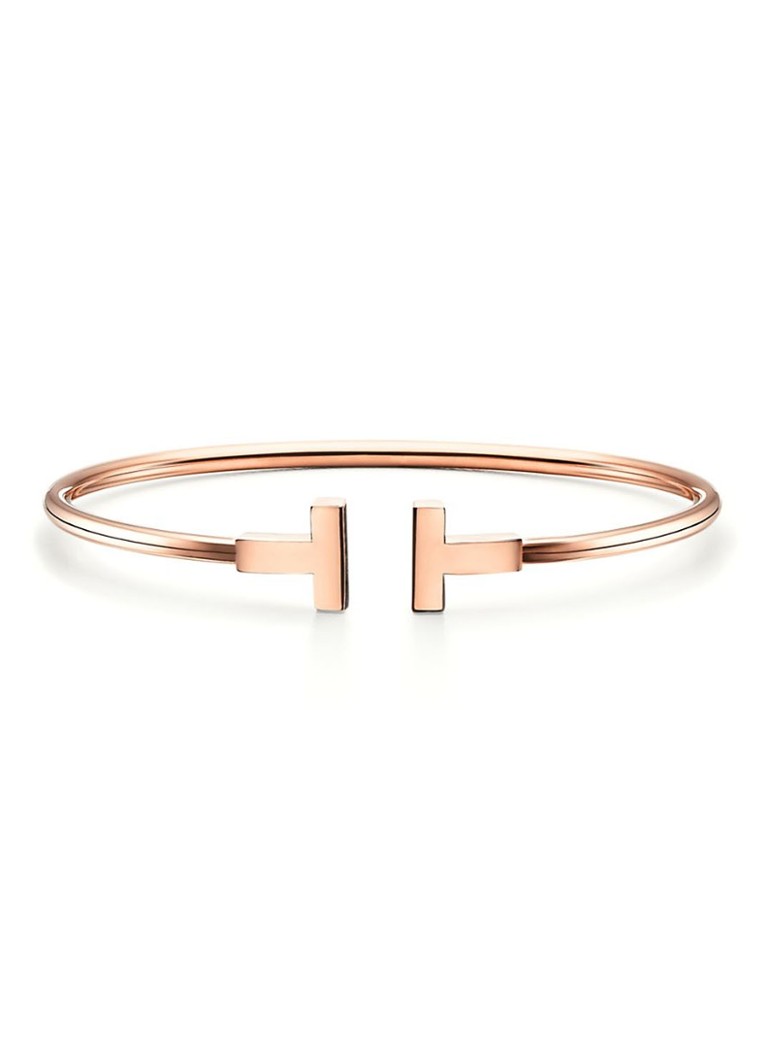 Tiffany & Co. Heren Wire Large bangle van 18 karaat roségoud 69748 in de kleur