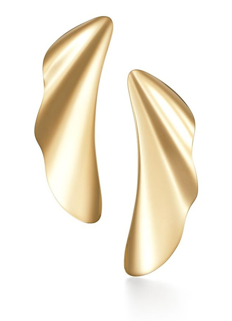 Tiffany & Co. Dames High Tide oorhangers van 18 karaat geelgoud 19481 in de kleur