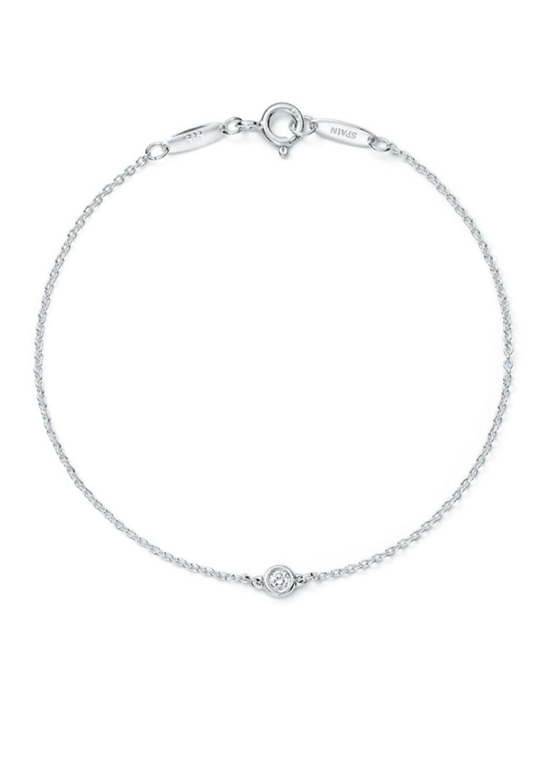 Tiffany & Co. Dames Diamonds by the Yard schakelarmband van sterling zilver 51021 in de kleur