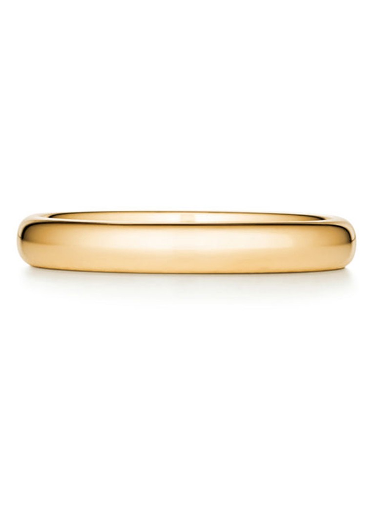 Tiffany & Co. Dames Tiffany Forever Wedding Band ring van 18 karaat geelgoud 3278 in de kleur
