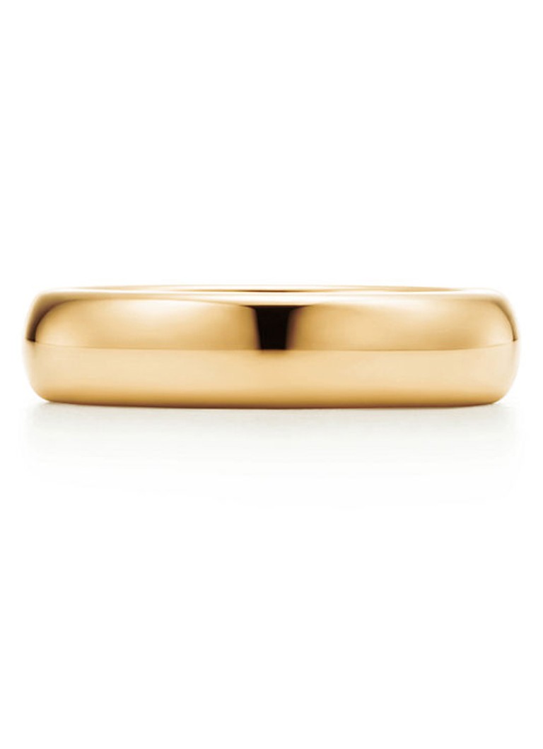 Tiffany & Co. Dames Tiffany Forever Wedding Band ring van 18 karaat geelgoud 3293 in de kleur