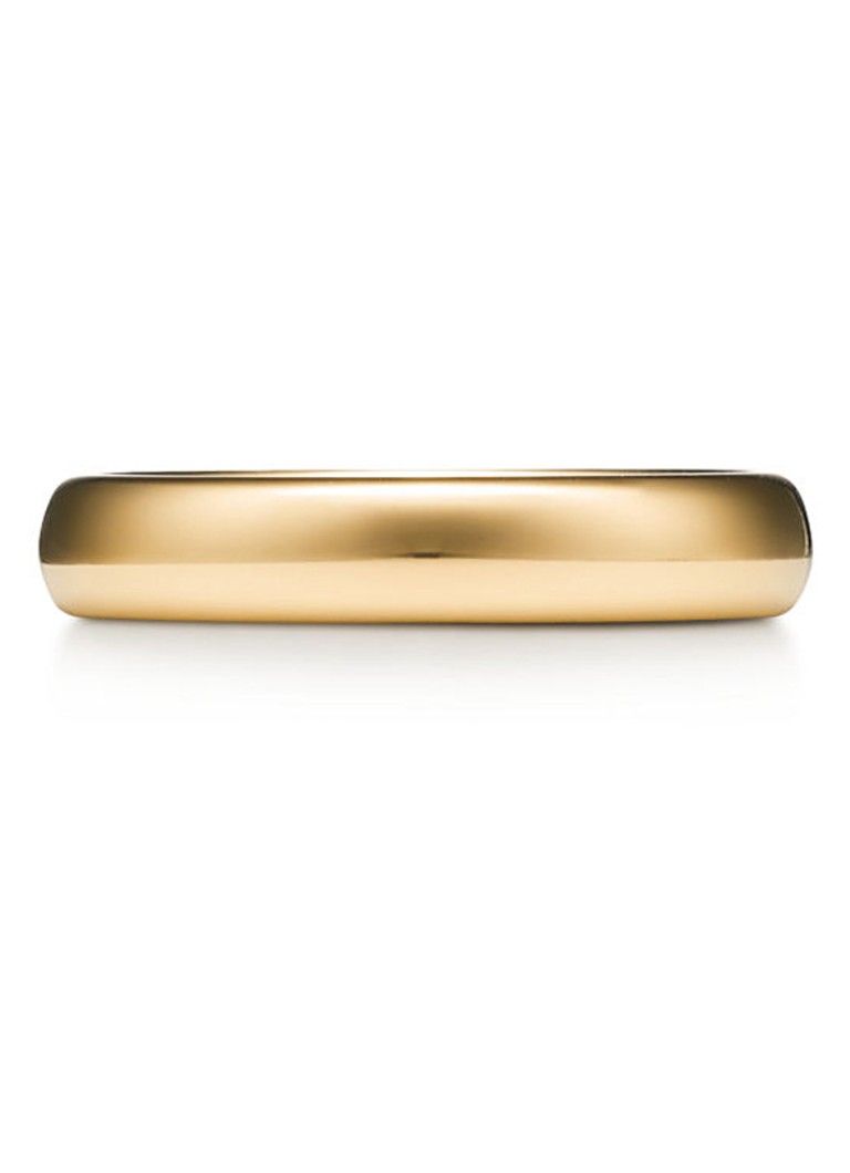 Tiffany & Co. Dames Tiffany Forever Wedding Band ring van 18 karaat geelgoud 77384 in de kleur