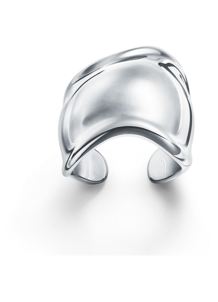 Tiffany & Co. Dames Elsa Peretti® Bone ring van zilver 82666 in de kleur