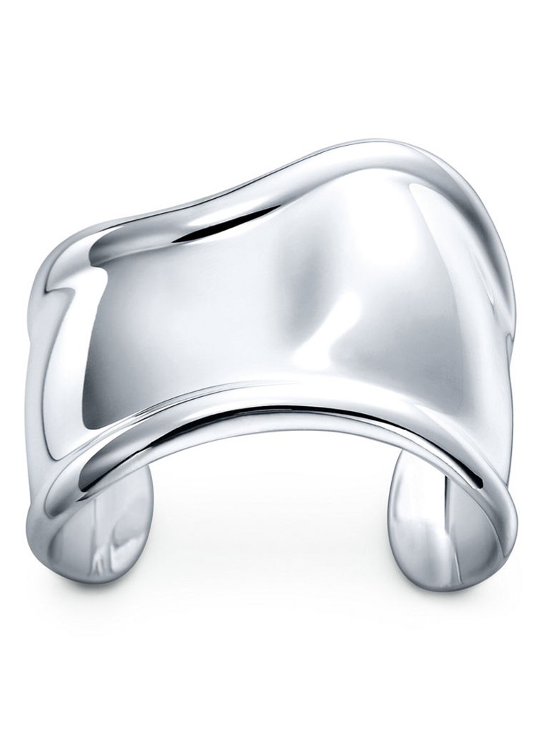 Tiffany & Co. Dames Small Bone bangle van sterling zilver, 43 mm wide 52418 in de kleur