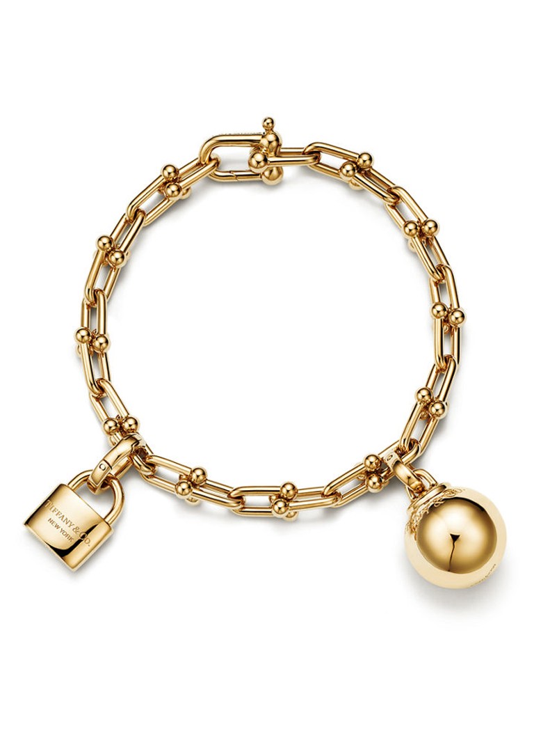 Tiffany & Co. Dames Tiffany HardWear Small armband van 18 karaat geelgoud 81769 in de kleur
