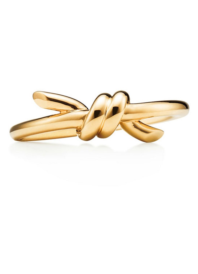 Tiffany & Co. Dames Tiffany Knot ring van 18 karaat geelgoud 54792 in de kleur