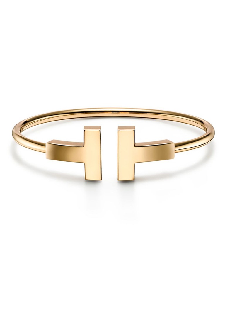 Tiffany & Co. Dames Tiffany T bangle van 18 karaat geelgoud 59023 in de kleur