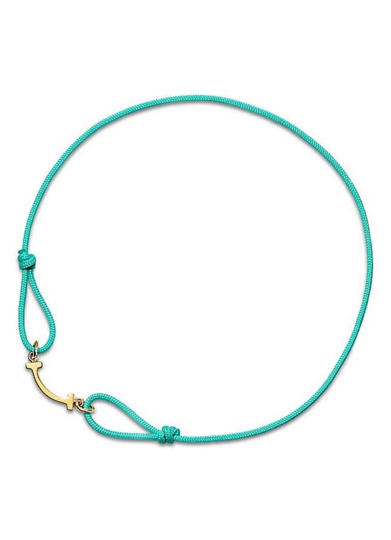 Tiffany & Co. Dames Tiffany T Smile armband van 18 karaat geelgoud 76683 in de kleur