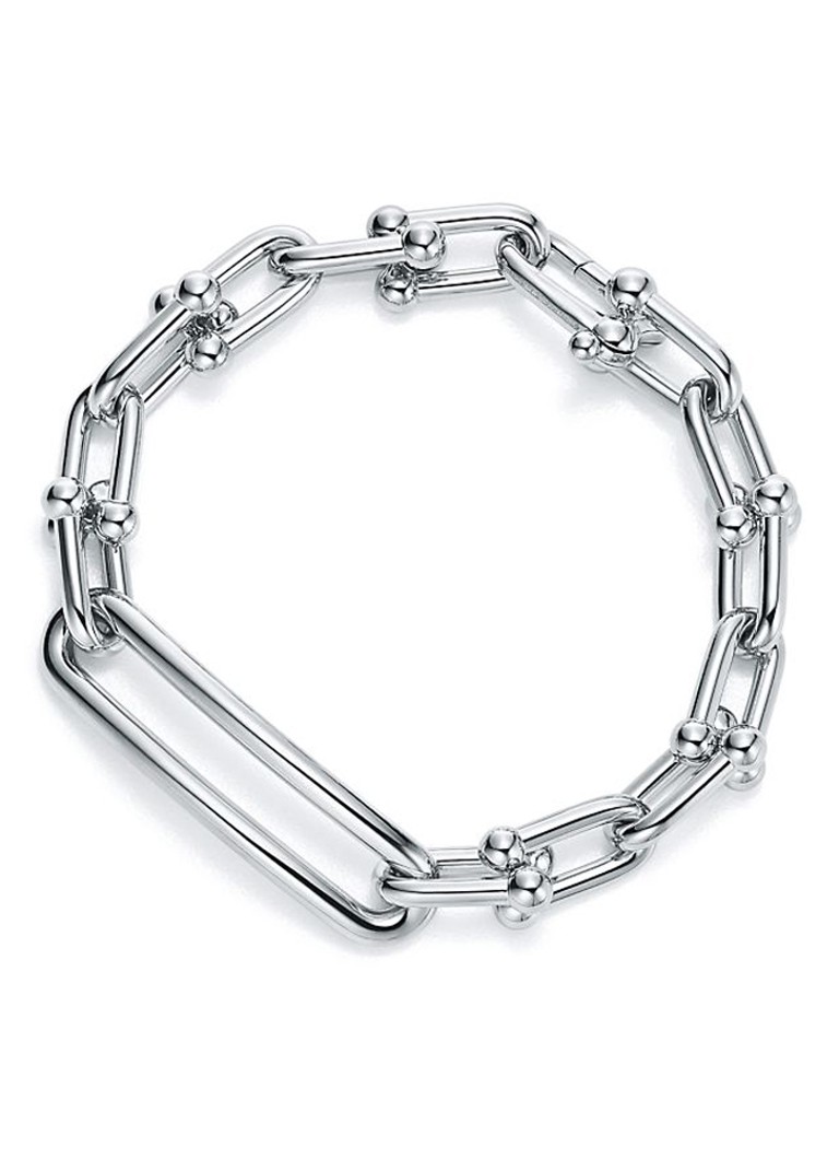 Tiffany & Co. Dames Tiffany HardWear schakelarmband van sterling zilver 47046 in de kleur