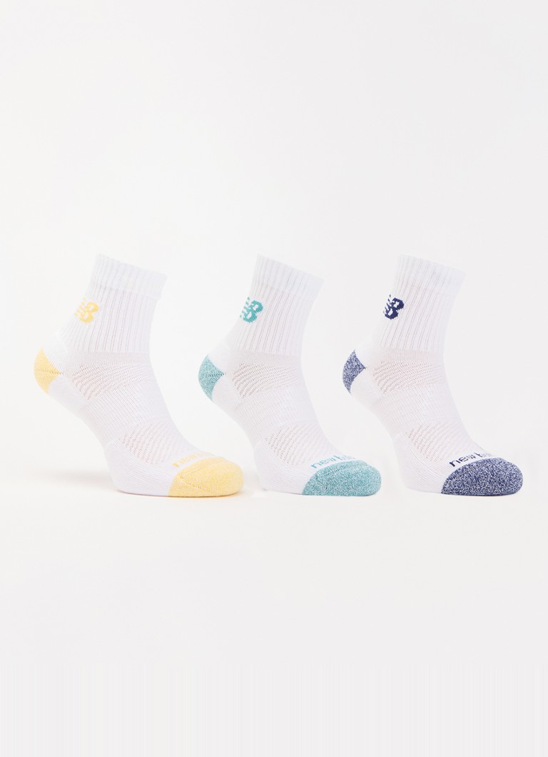 New Balance Heren Active quarter sok 3-pack in de kleur Multicolor, maat: XL