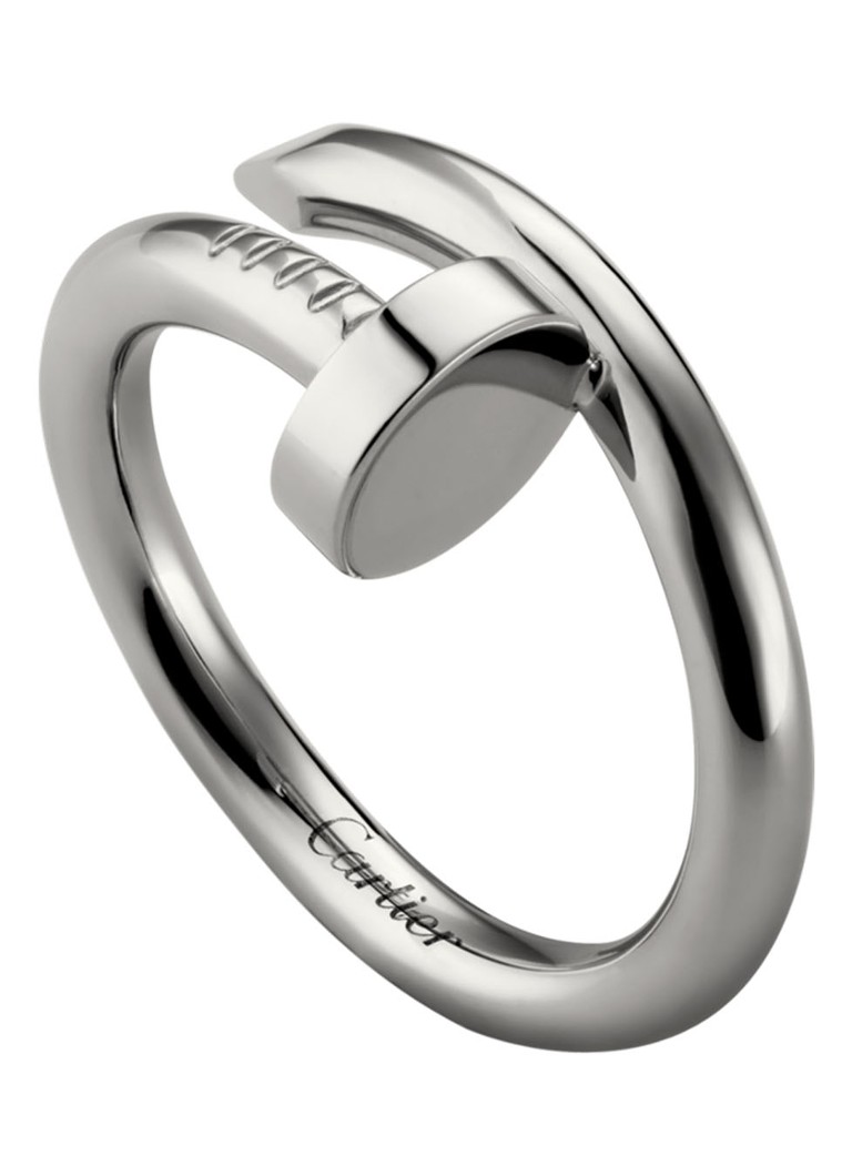 Cartier Heren Juste un Clou ring van 18 karaat witgoud B4099200 in de kleur Witgoud