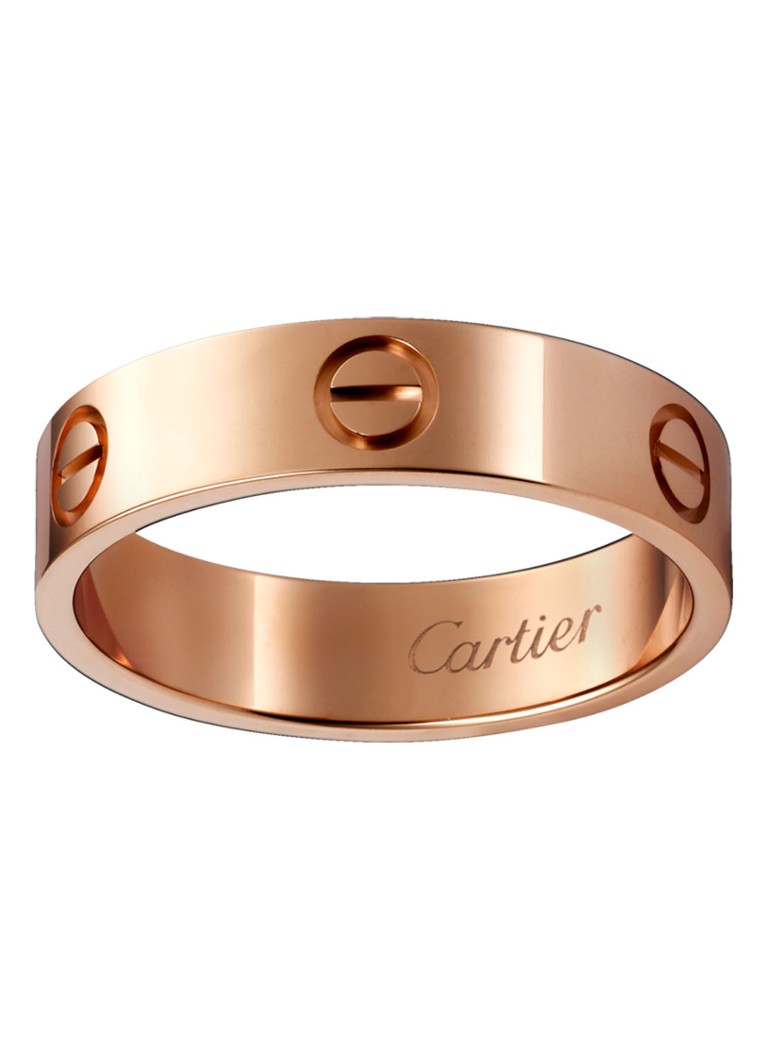 Cartier Heren Love ring van 18 karaat roségoud CRB4084800 in de kleur Roségoud