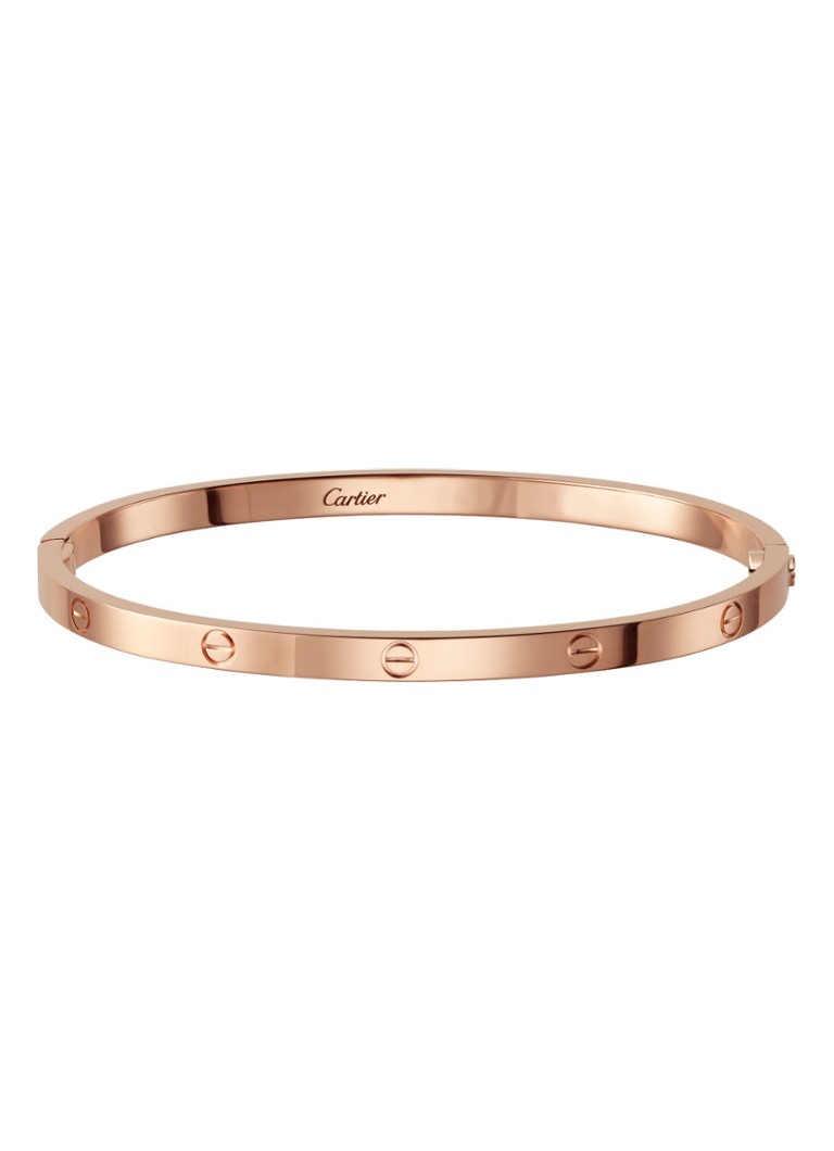 Cartier Dames Love armband van 18k roségoud CRB6047300 in de kleur Roségoud