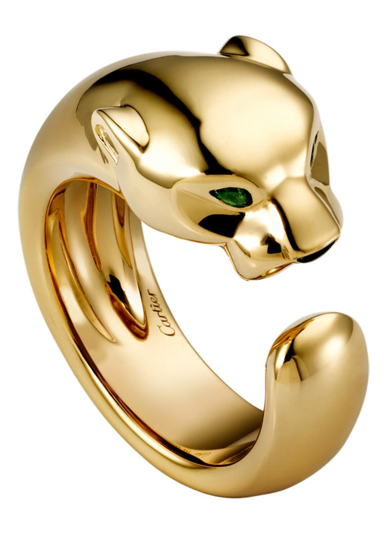 Cartier Dames Panthère de Cartier ring van 18 karaat geelgoud met edelsteen CRB4085900 in de kleur Geelgoud
