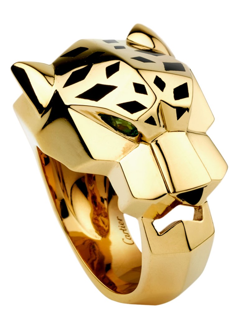Cartier Heren Panthère de Cartier ring van 18k geelgoud met edelsteen CRB4074100 in de kleur Geelgoud