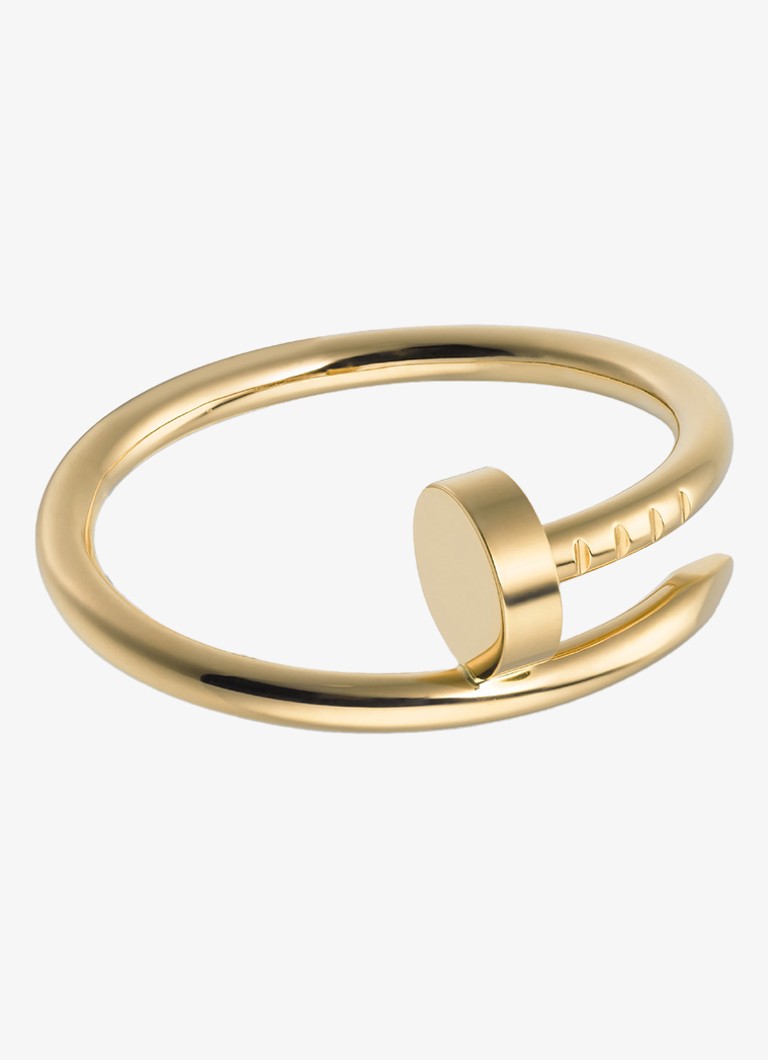 Cartier Heren Juste un Clou ring, small model van 18 karaat geelgoud CRB42259 in de kleur Geelgoud