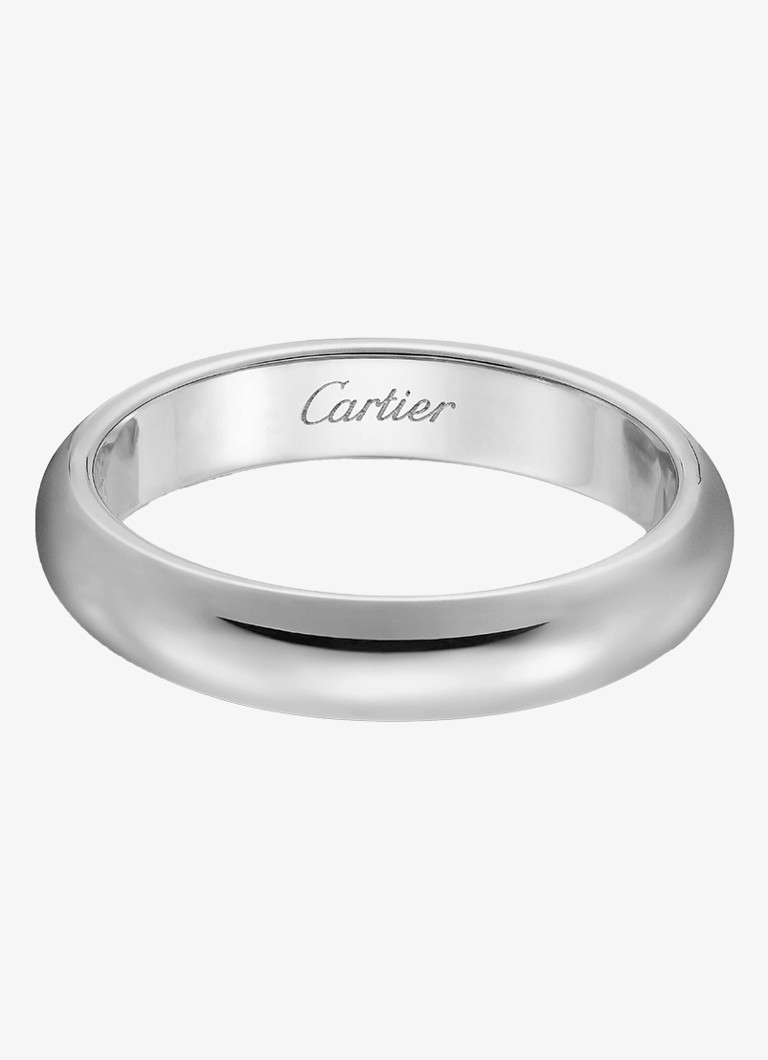 Cartier Heren 1895 trouwring van platina CRB4036700 in de kleur Zilver