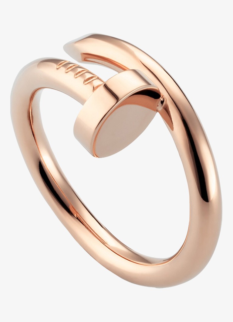 Cartier Dames Juste un Clou ring van 18 karaat roségoud CRB40925 in de kleur Roségoud