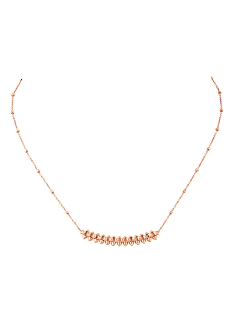 Cartier Dames Clash de Cartier ketting van 18 karaat roségoud CRB7224744 in de kleur Roségoud
