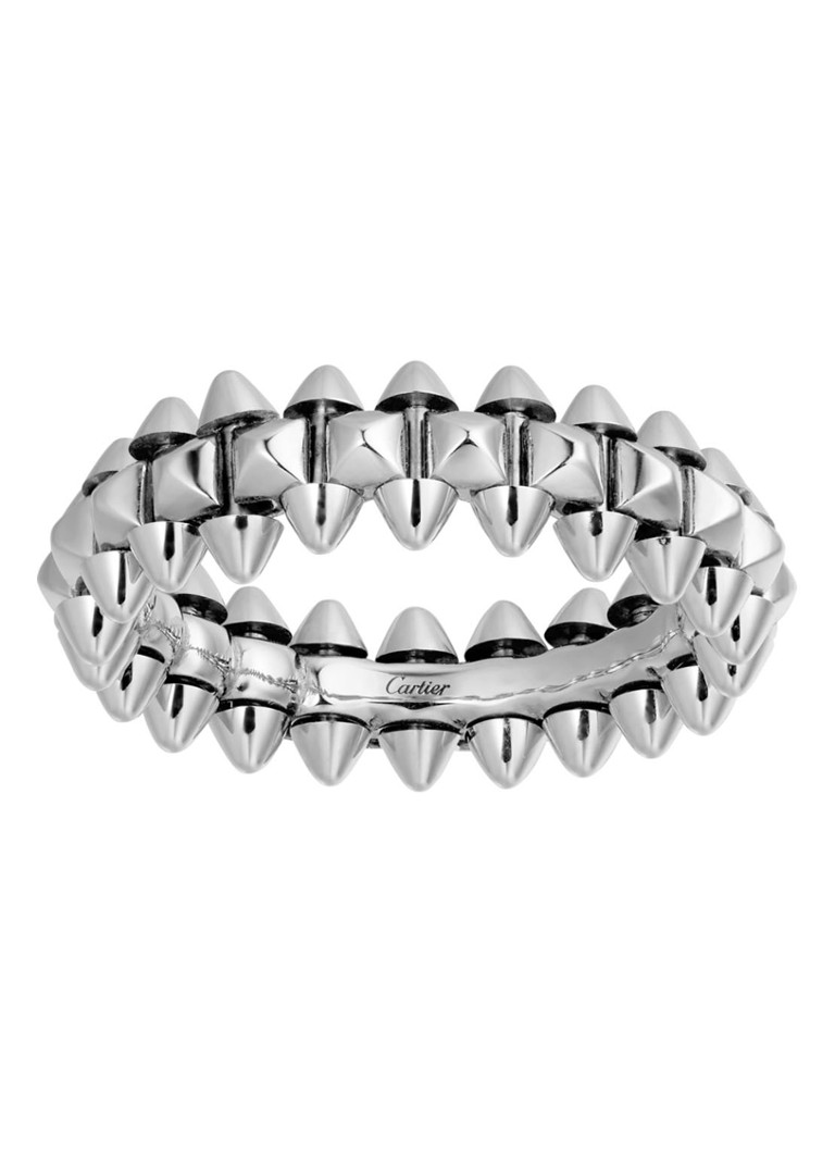 Cartier Dames Clash de Cartier ring small van 18k witgoud CRB4233100 in de kleur Witgoud