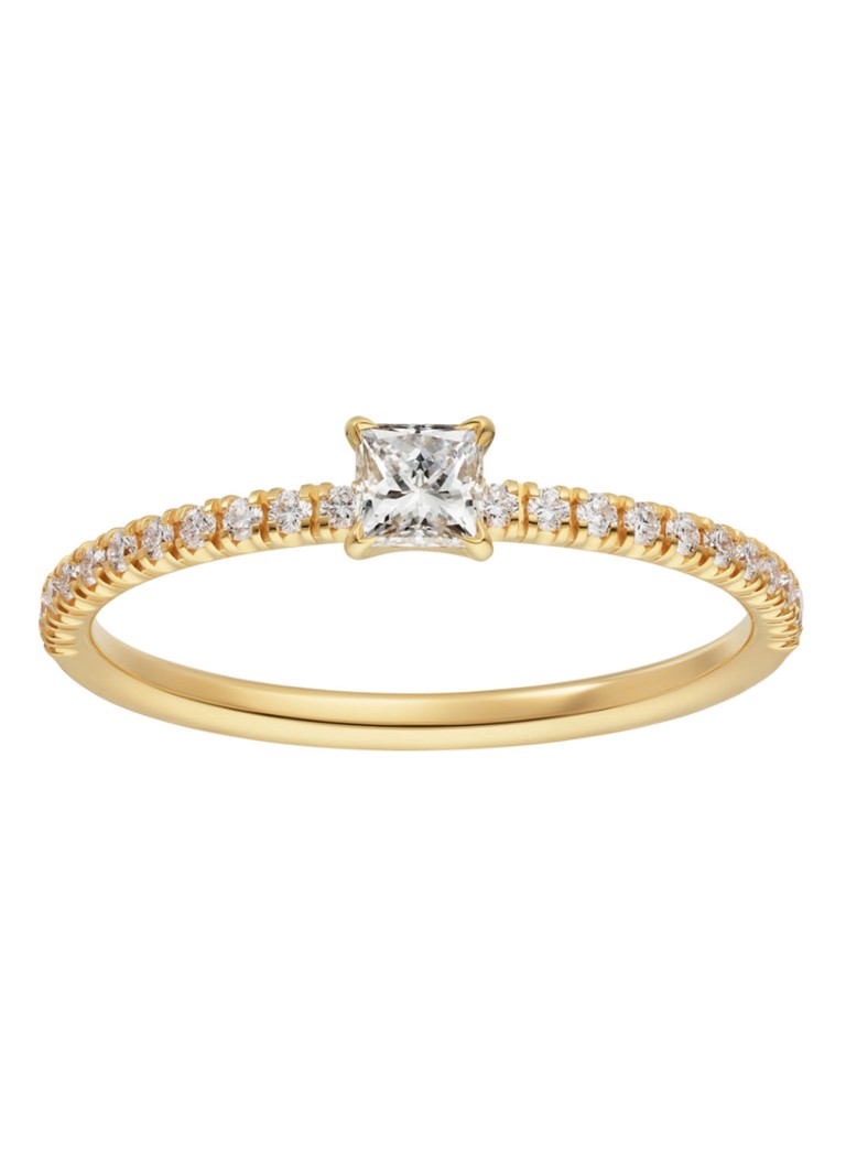 Cartier Dames Etincelle de Cartier ring van 18k geelgoud met diamanten CRB4232900 in de kleur Geelgoud