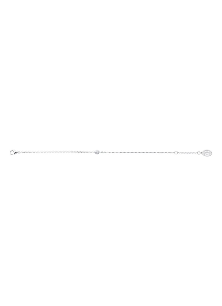 Cartier Dames Cartier d’Amour armband van 18k witgoud met diamant CRB6037200 in de kleur Witgoud