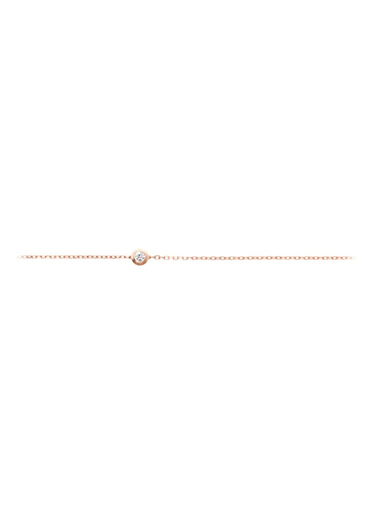 Cartier Dames Cartier d’Amour armband van 18k roségoud met diamant CRB6040300 in de kleur Roségoud