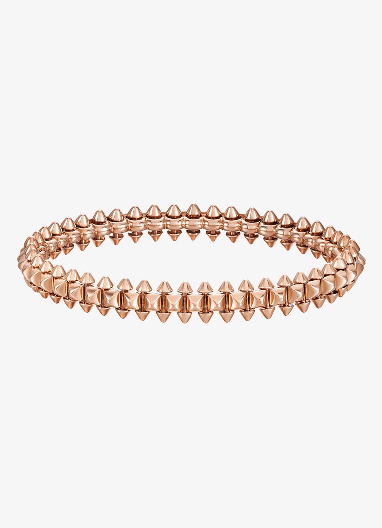 Cartier Dames Clash de Cartier armband medium van 18 karaat roségoud CRB6065217 in de kleur Roségoud